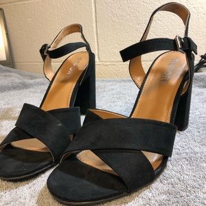 Report Black Suede Heels